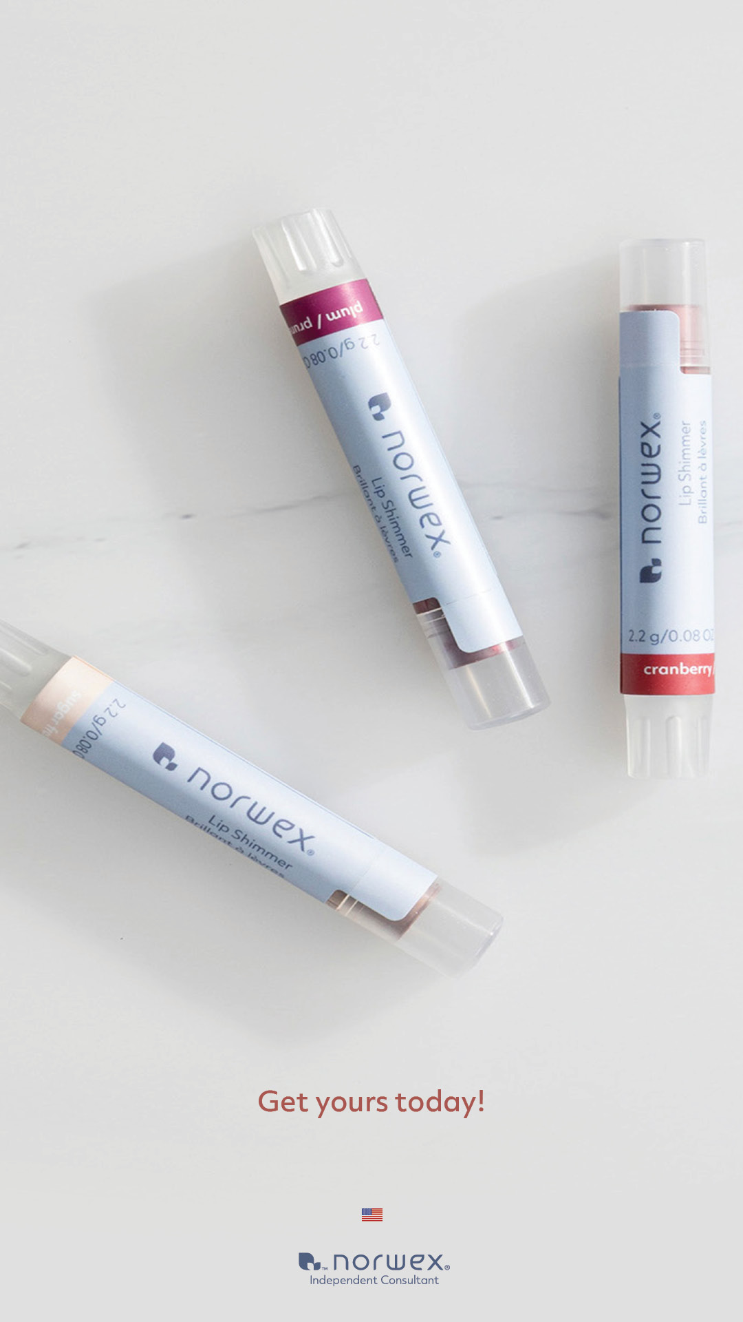 Norwex Lip Shimmers | Norwex Flash Sale February 6 - 9, 2024