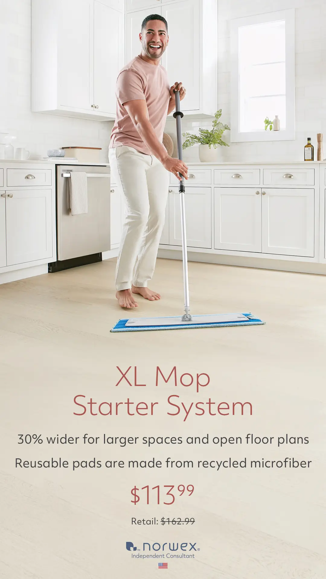 Save 30% on Norwex Mop Systems | Norwex Flash Sale February 6 - March 1, 2024
