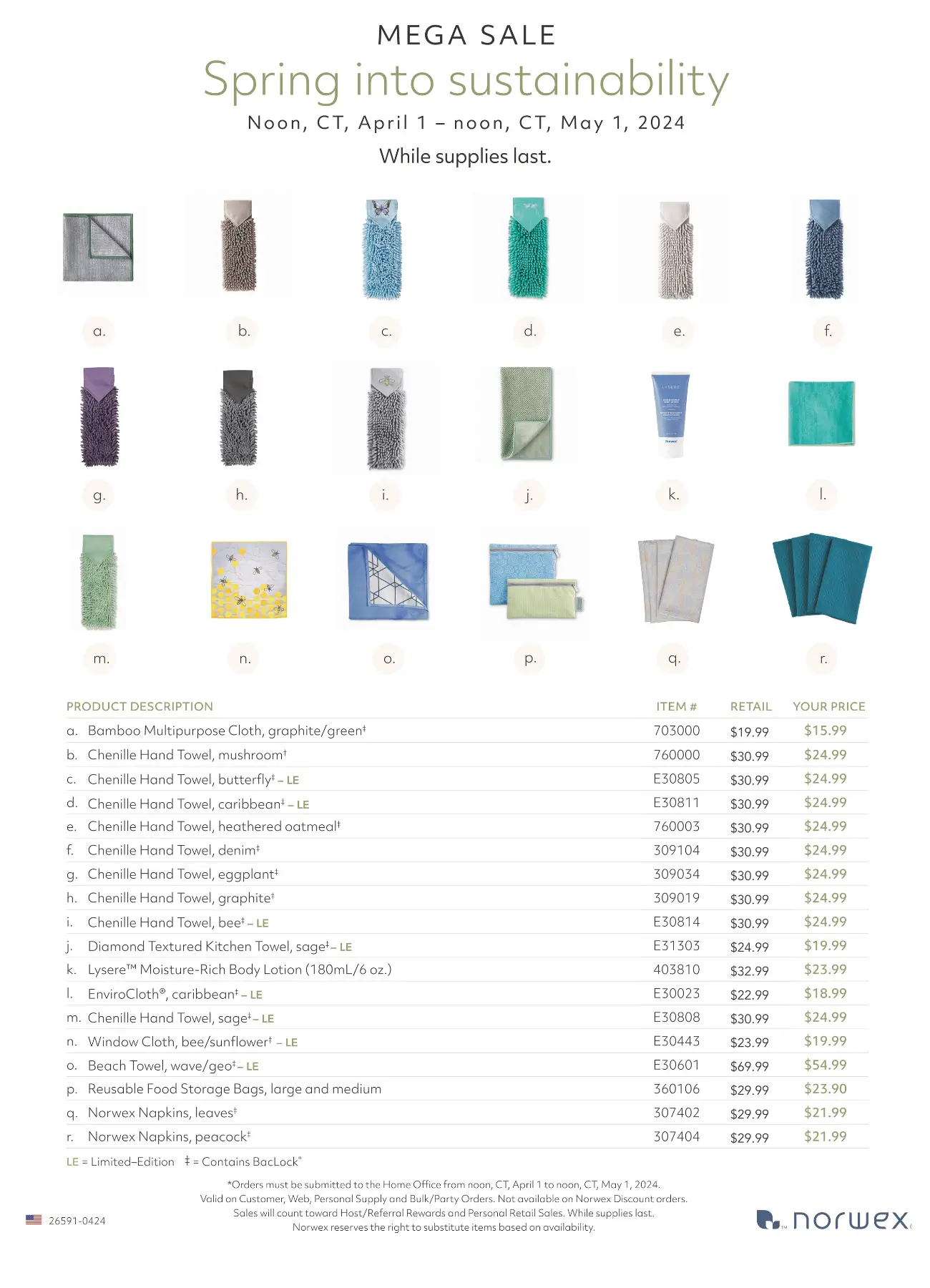 Norwex Mega Sale | April 2024