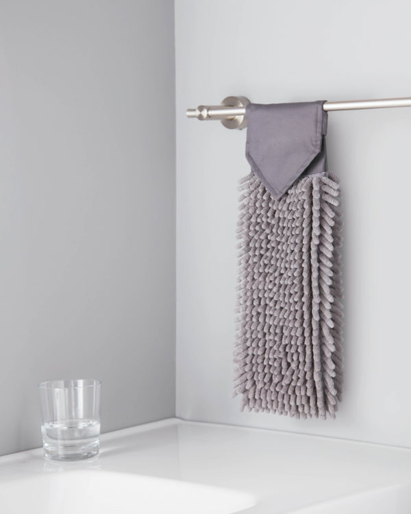 Norwex Chenille Hand Towel - Graphite