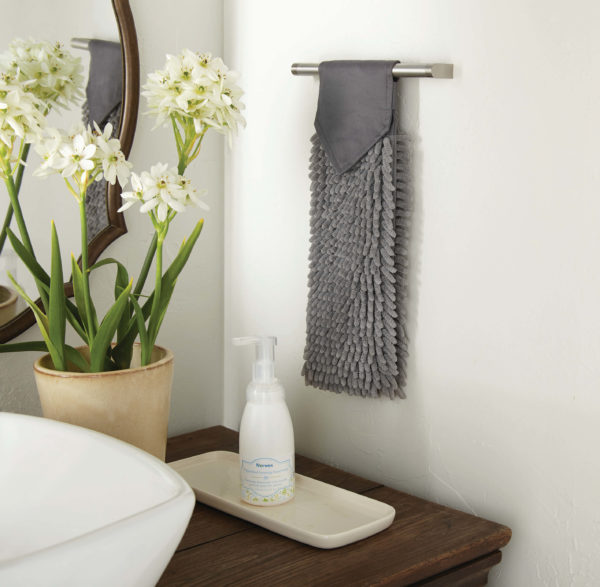 Norwex Chenille Hand Towel - Graphite