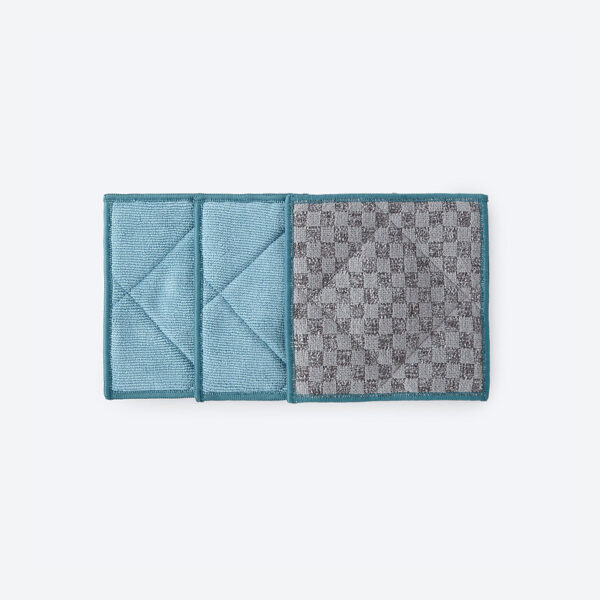 Norwex EnviroScrub Cleaning Cloth Graphite/Teal