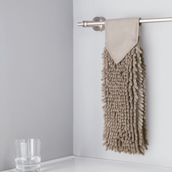 Norwex Chenille Hand Towel - Mushroom