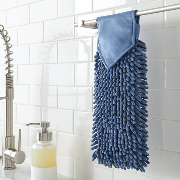 Norwex Chenille Hand Towel - Denim