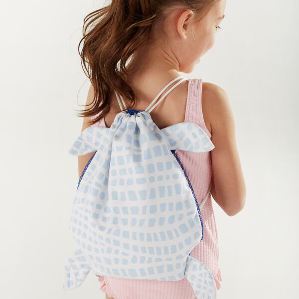 Norwex Kids Hooded Beach Towel With Drawstring Bag