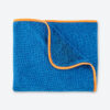 Norwex Kids Towel, Royal Blue With Orange Trim