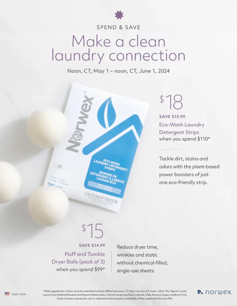 Norwex May 2024 Spend & Save Special