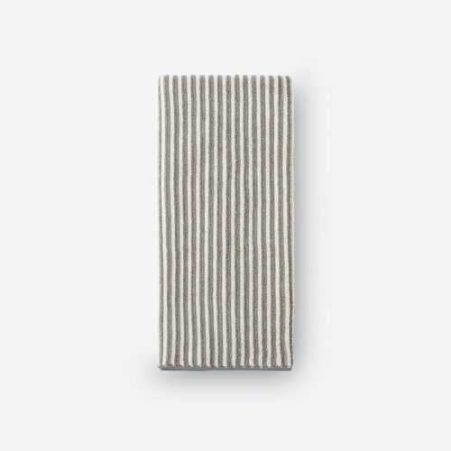 Norwex Hand Towel - Graphite/Vanilla Stripes