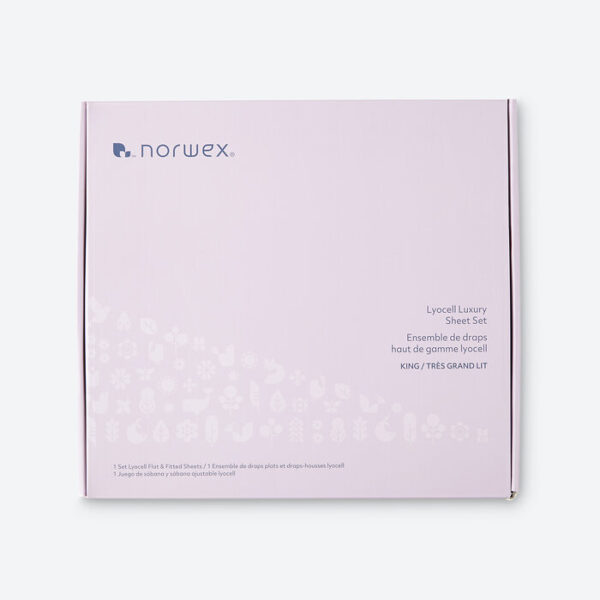 Norwex Lyocell Luxury Sheet Set, Queen Gray