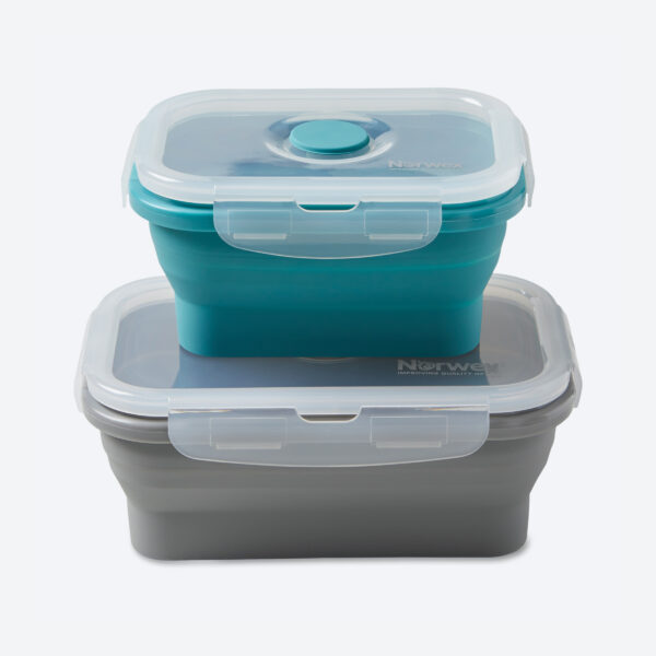 Norwex Silicone Food Storage Containers S/M (set of 2)