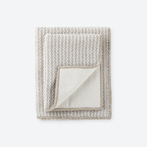 Norwex Diamond Textured Kitchen Towel & Cloth Set - Heathered Oatmeal