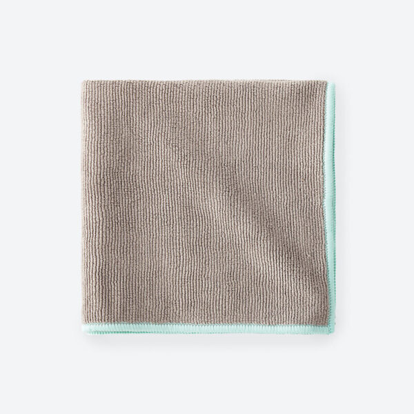 Norwex EnviroCloth® Microfiber Cloth Mushroom with Sea Mist Trim