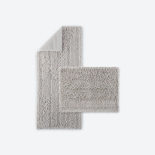 Norwex Chenille Runner and Floor Mat Set | Heathered Oatmeal