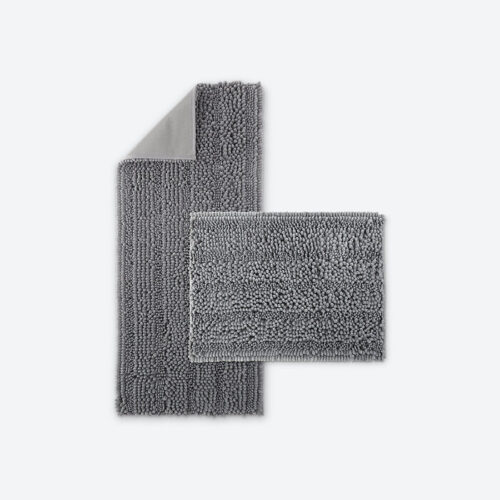 Norwex Chenille Runner and Floor Mat Set | Graphite