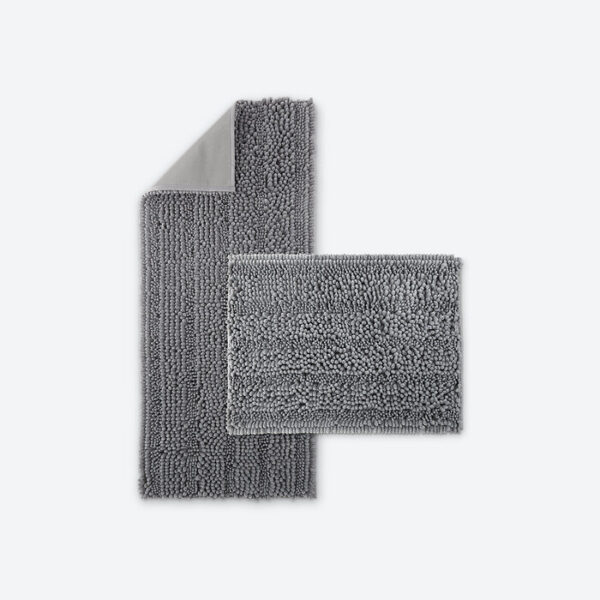 Norwex Chenille Runner and Floor Mat Set | Graphite