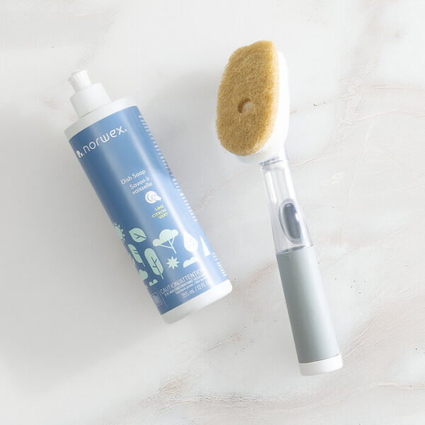 Norwex Soap-Dispensing Kitchen Sponge Brush